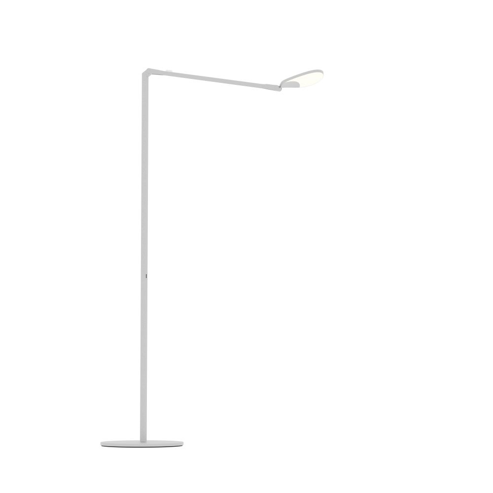 Koncept Lighting SPY-W-SIL-USB-FLR Splitty LED Floor Lamp, Silver